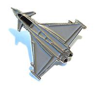 Eurofighter Typhoon Multirole RAF Fighter Jet Military Metal Aircraft Badge