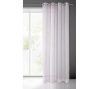 Eurofirany Argea curtain, smooth, transparent eyelets - 1 piece. Clear Elegant Elegant High Quality Glamour, Bedroom, Living Room, Etamin, Pink, 250.00 x 140.00 cms