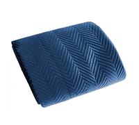 Eurofirany Glamour Exclusive Blanket Bedspread 200 x 220 170 x 210 cm Sofia Dark Blue 70 x 160 cm Fabric