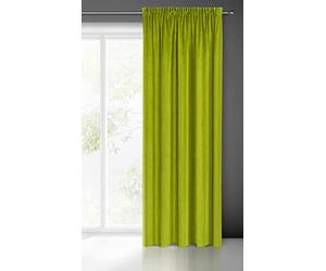 Eurofirany PIERRE Soft Plain Opaque Velvet Curtain with Rufflette Tape For Rail - 1 Unit, Fluffy Panel Drape Classic Glamour Elegant Living Room, Bedroom, 215 g/m2, W55 x L118, Olive Green