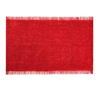 Eurofirany Placemat Coaster Place Mats Placemats Placemats for 6 People 6 Piece Table Mat Rectangular Red 30 x 45 cm