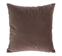Eurofirany Velvet Kristi Cushion Cover Sofa Cushion Decorative Cushion 1 Piece 45 x 45 cm (Coffee)