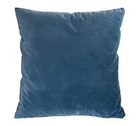 Eurofirany Velvet Kristi Cushion Cover Sofa Cushion Decorative Cushion (Dark Blue) 45 x 45 cm 1 x Cushion Cover