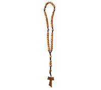 Eurofusioni Franciscan rosary in olive wood for Catholic prayer for men and women