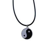 Eurofusioni Yin and Yang silver plated TAO pendant