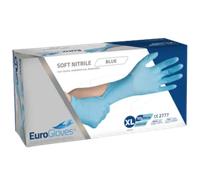 Eurogloves Soft-Nitrile Gloves - Blue - 100pcs Extra Large