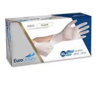 Eurogloves Vinyl Gloves - White - 100pcs Extra Large