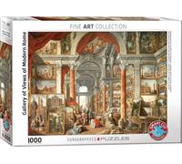 Eurographics 1000-pc Jigsaw Gallery With Views Of Modern Rome by Giovanni Panini