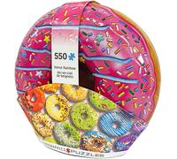 Eurographics 550-piece Collectable Jigsaw Puzzle Tin - 8551-5782 Donut Rainbow