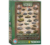 EuroGraphics 6000-0381 History of Tanks Puzzle, Various, 48 x 68 cm