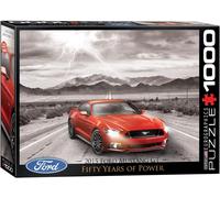 Eurographics 6000-0702 Fifty Years of Power, Ford Mustang Puzzle, Various, 48 x