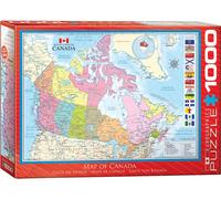 Eg60000781 - Eurographics Puzzle 1000 Pc - Map of Canada
