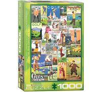 Eurographics 6000-0933 Golf Around the World Puzzle, Various, 48 x 68 cm