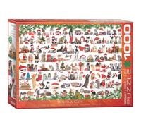 Holiday Cats 1000-Piece Puzzle