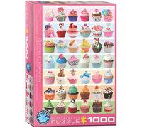 EuroGraphics 6000-0964 Blooming Garden by Dominic Davison cupcakes Puzzle, Various, 48 x 68 cm