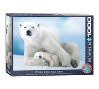 Eurographics 6000-1198 Polar Bear & Baby Puzzle, Various, 48 x 68 cm
