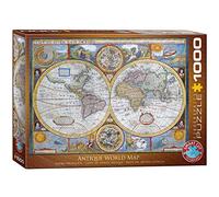 Eurographics 6000-2006 Antique World Map Puzzle, Various, 48 x 68 cm