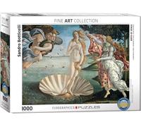 Birth of Venus, Botticelli 1000pc jigsaw puzzle 680mm x 480mm by Eurographics