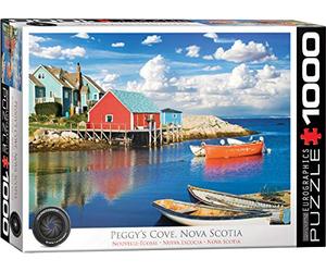 EuroGraphics 6000-5438 Peggy's Cove Nova Scotia Jigsaw Puzzle, Various, 1000