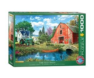 Eurographics 6000-5526 The Red Barn by Dominic Davison Puzzle, various, 48 x 68 cm