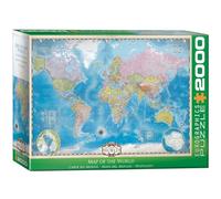 Eurographics 8220-0557 Map of the World Puzzle, Various, 67 x 100 cm