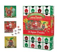 Eurographics 8924-5738 Advent Calendar Christmas Dogs Puzzle