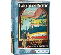 Eurographics Baniff in the Canadian Rockies by James Crockart Puzzle (1000 Pieces)