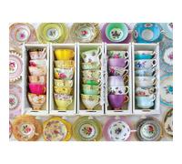 Colorful Tea Cups 1000-Piece Puzzle