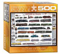 Eurographics History of Trains MO Puzzle (500 Pieces)