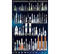 EuroGraphics International Space Rockets Poster, 36 x 24 inch