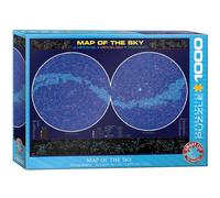 Eurographics Map of the Sky Puzzle (1000 Pieces)