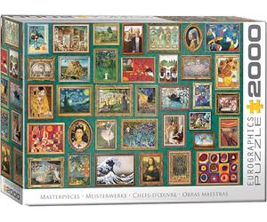 Eurographics - Masterpieces - 2000 Piece Jigsaw Puzzle