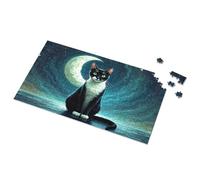 Eurographics Puzzles 1000 Piece Black Cat Under The Moonlit Sky Picture Puzzle 500 Piece Jigsaw Puzzles Kids Toys For Girls(300PCS)