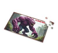 Eurographics Puzzles 1000 Piece El Dead Rise: The Purple Monster'S Urban Assault Picture Puzzle 3 Year Old Girl Gifts Easter Gifts(1000PCS)