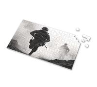 Eurographics Puzzles 1000 Piece Soldiers In Combat Gear Advance Under Smoke. Picture Puzzle 4 Year Old Boy Gift Puzzle Board(300PCS)