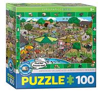 Eurographics Spot and Find a Day in the Zoo MO Puzzle (100 Pieces) (US IMPORT)