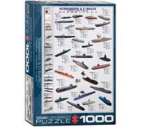 Eurographics Submarines and U-Boats Puzzle (1000 Pieces)