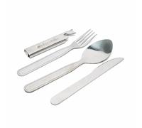 Eurohike 4 Piece Cutlery Set, Silver One Size