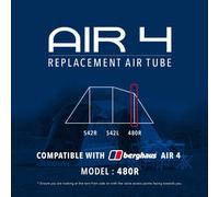 Eurohike Air 4 Tent Replacement Air Tube - 480R, Clear One Size