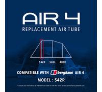 Eurohike Air 4 Tent Replacement Air Tube - 542R, Clear One Size