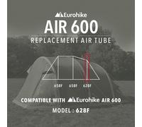 Eurohike Air 600 Replacement 628F Air Tube - Silver, Silver