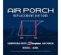 Eurohike Air Porch Replacement Air Tube 630L, Clear One Size
