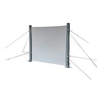 Eurohike Genus Inflatable Windbreak Single Panel, Lightweight & Easy to Pitch Privacy & Sun Shelter, Structured Wind Breaker from the Genus Tent Range, Ideal for Camping, Festivals and the Beach, Grey