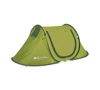 Eurohike Pop 200 2 Man Tent with Sewn in Groundsheet, Pop-Up Design Pitches in Seconds, Lightweight, Waterproof & Ventilated, Ideal for Festivals & Camping Trips, 1500mm HH