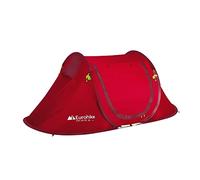 Eurohike Pop 200 2 Man Tent with Sewn in Groundsheet, Pop-Up Design Pitches in Seconds, Lightweight, Waterproof & Ventilated, Ideal for Festivals & Camping Trips, 1500mm HH