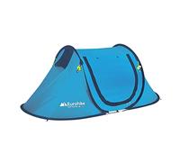 Eurohike Pop 200 2 Man Tent with Sewn in Groundsheet, Pop-Up Design Pitches in Seconds, Lightweight, Waterproof & Ventilated, Ideal for Festivals & Camping Trips, 1500mm HH