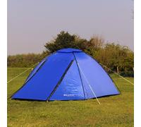 Eurohike Tamar 3 Person Tent - Blue, Blue One Size