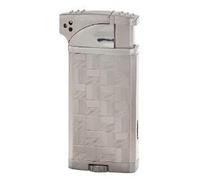 Eurojet Pipe Lighter Chrome Patterned in a quality presentation box, Very Elegant