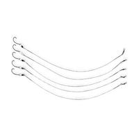 EUROKAN TACKLE 5 x Pike Dead Live Bait Rigs Size 2 4 6 8 for Pike Fishing Trace Hooks Live Bait - Ready to go! (Barbless, 4)