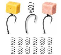 EUROKAN TACKLE Fishing Meat Paste Spring Bait Coils Stops Carp Barbel Hair Rig Hook Stoppers - Launcheon Meat Springs - UK FISHING (20)